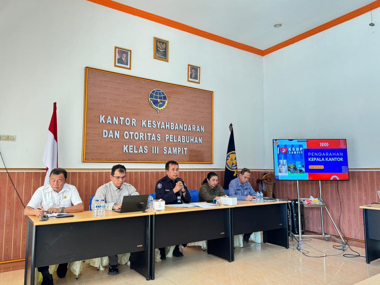 Kantor KSOP Kelas III Sampit Laksanakan kegiatan pengarahan dan Imbauan Peningkatan Integritas Aparatur Sipil Negara (ASN).